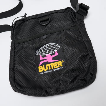 Butter Goods - Ripstop Side Bag (Black)