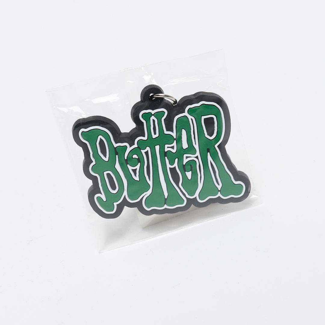 Butter Goods - Tour Rubber Key Chain (Green/White)