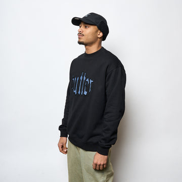 Butter Goods - Cut Out Applique Crewneck (Black)