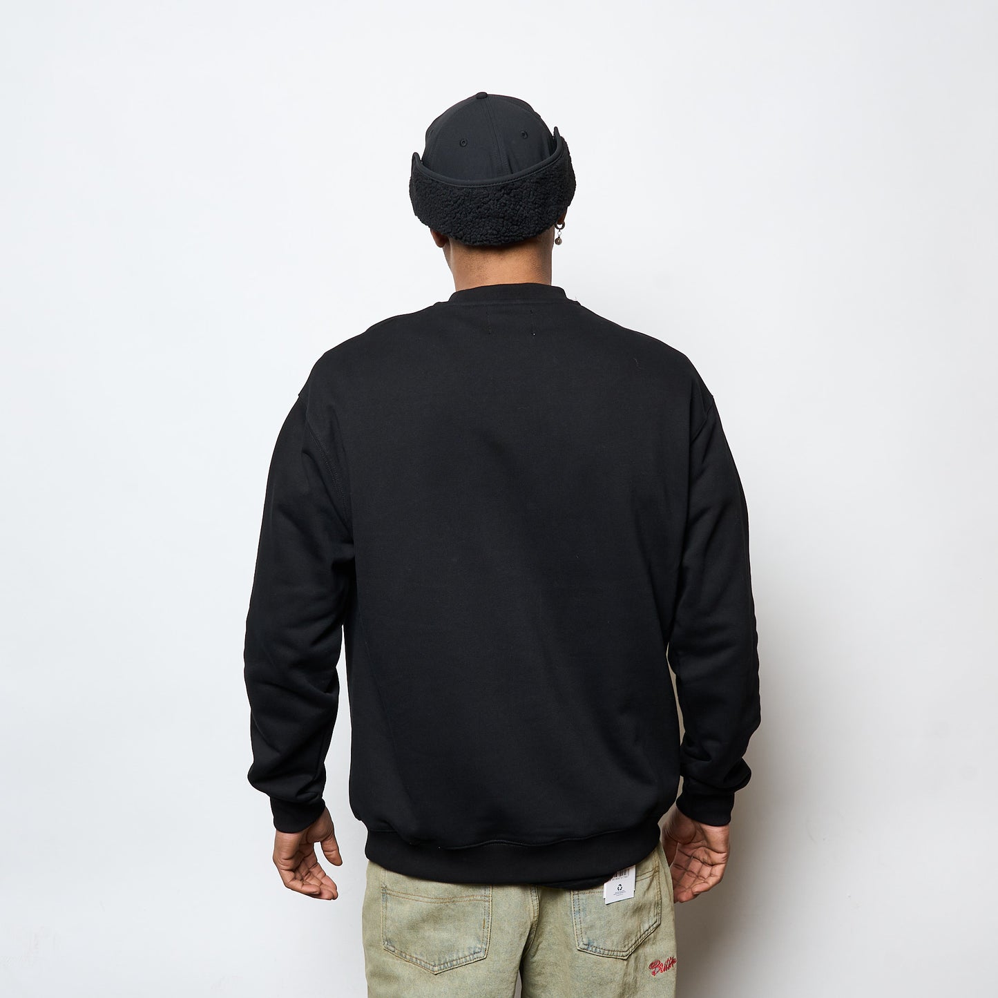 Butter Goods - Cut Out Applique Crewneck (Black)