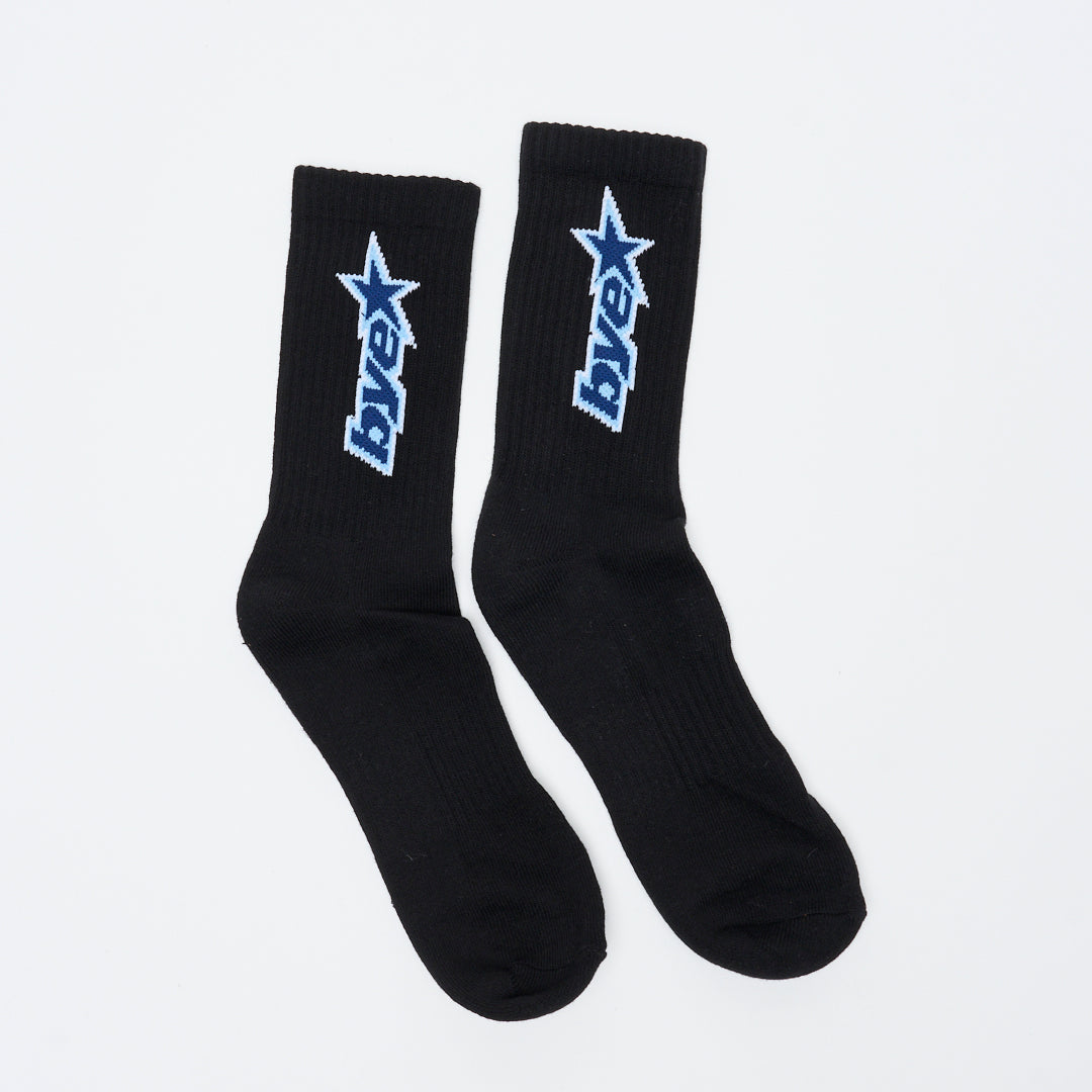 Bye Jeremy - Star Socks (Black)