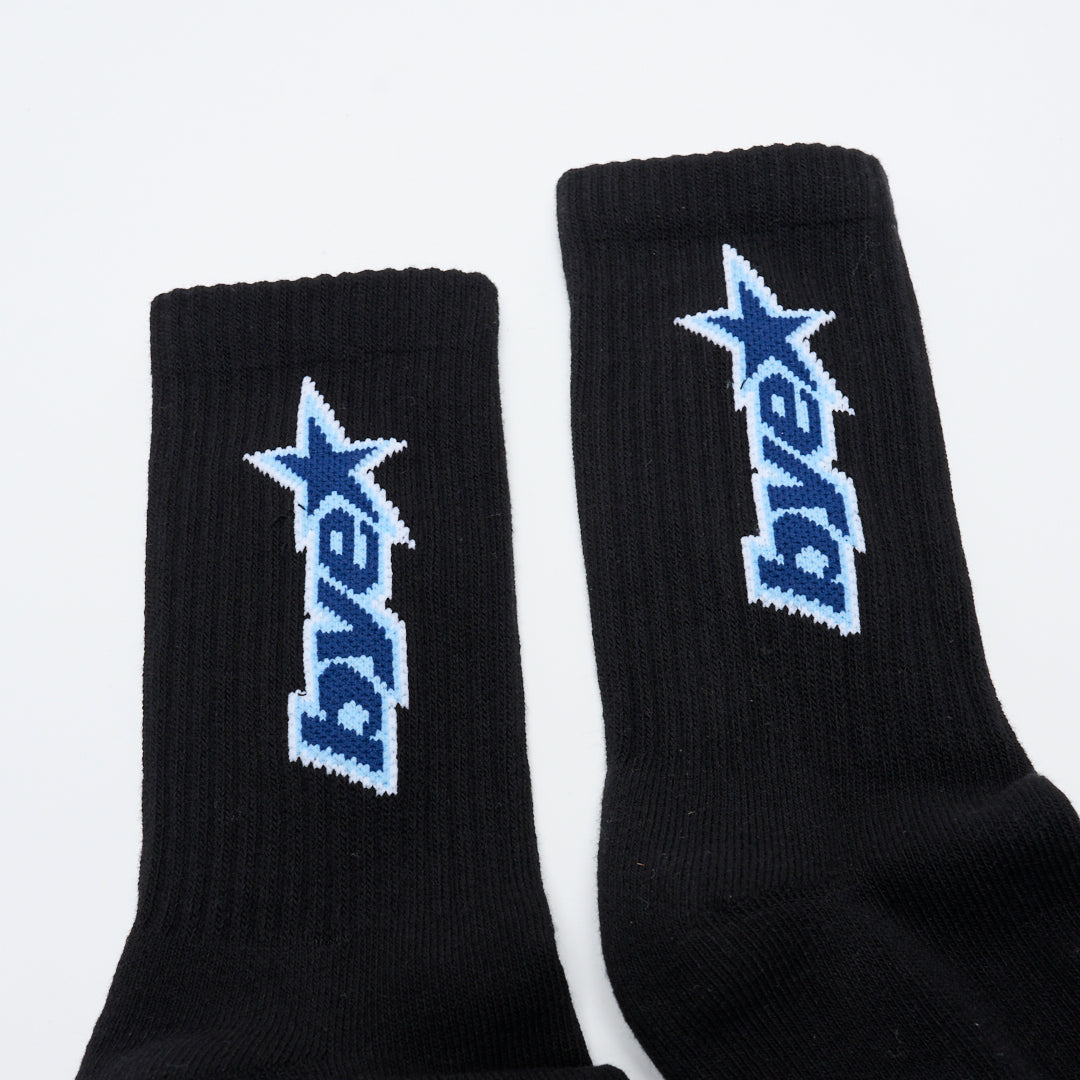 Bye Jeremy - Star Socks (Black)