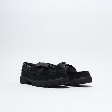 Clarks Signature Cleyhill Boat Suede Men Black
