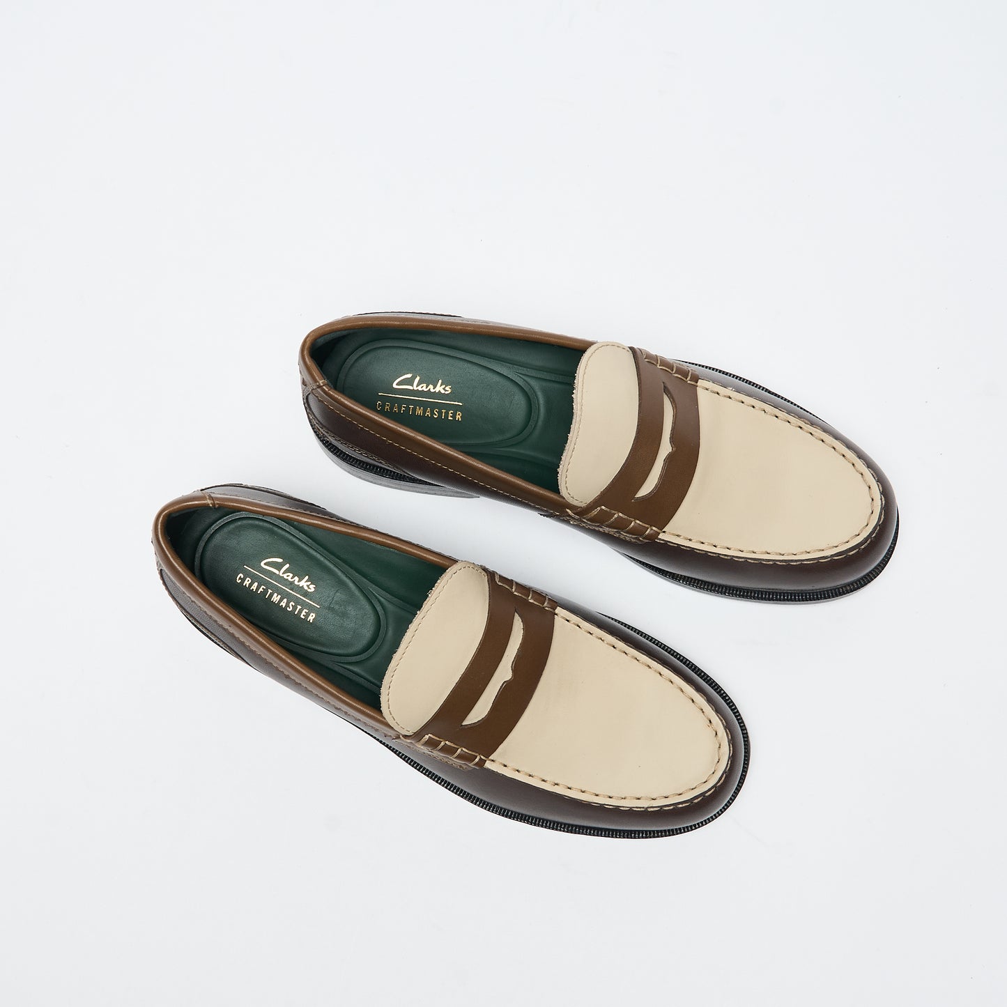 Clarks Signature - Craftjames Low Leather (Brown Combi)