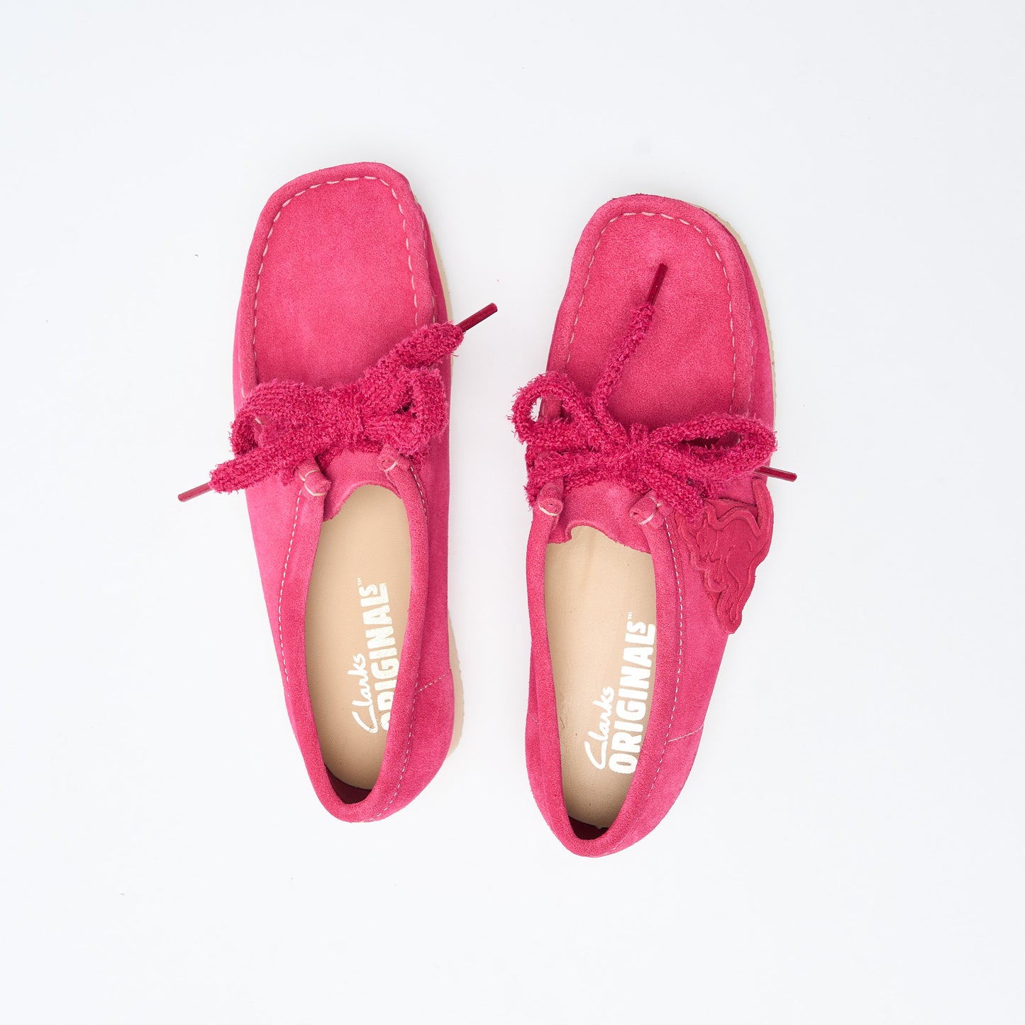 Clarks Originals - Women Wallabee Suede "Wallabee Day" (Bright Pink)