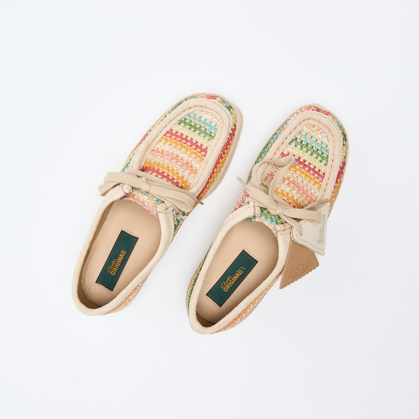 Clarks Originals - Women Wallabee "Somerset Pack" (Multi Raffia)