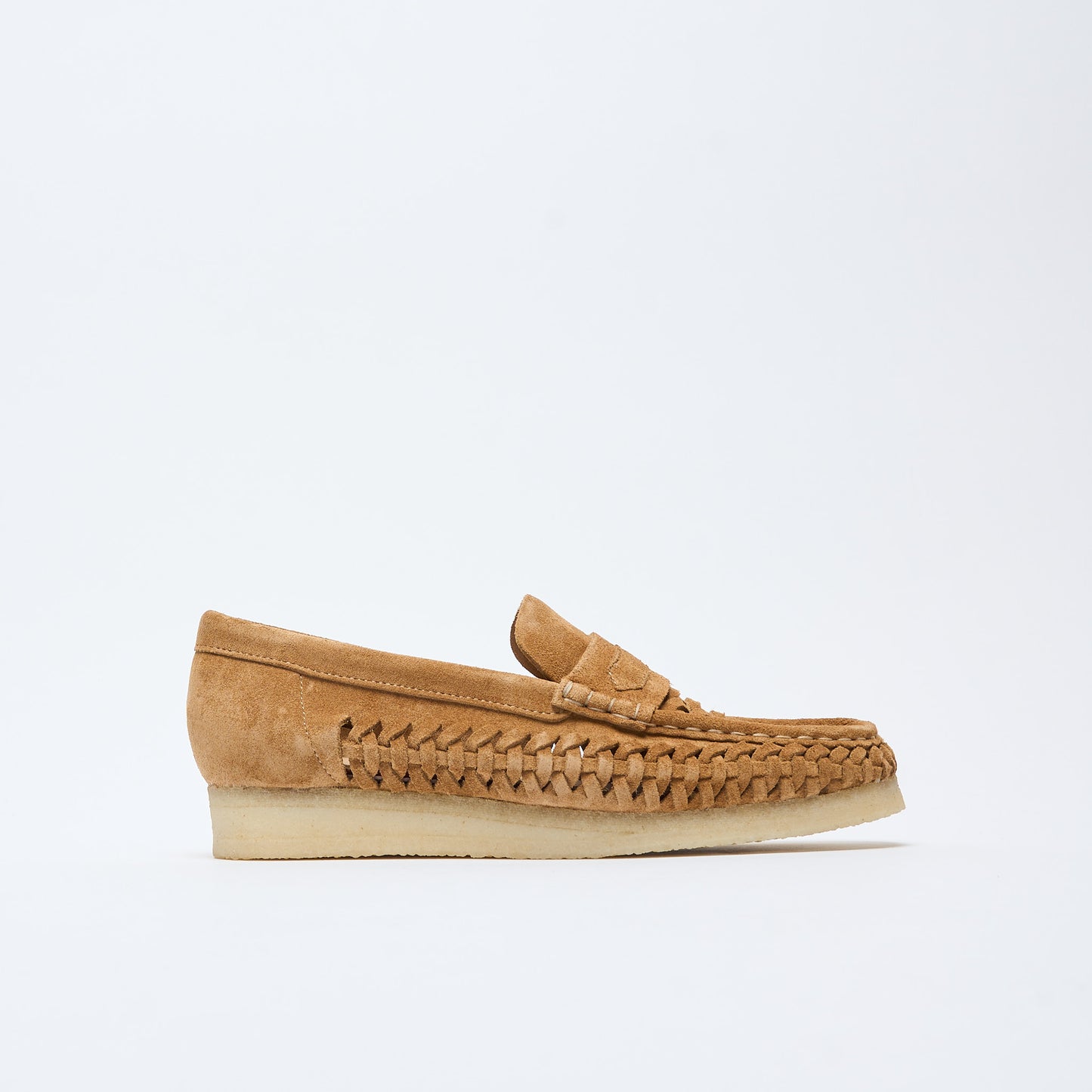 Clarks Originals - Wallabee Loafer Weave (Tan Suede)