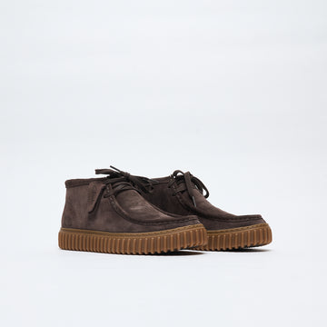 Clarks Signature - Torhill Hi Suede (Dark Brown)