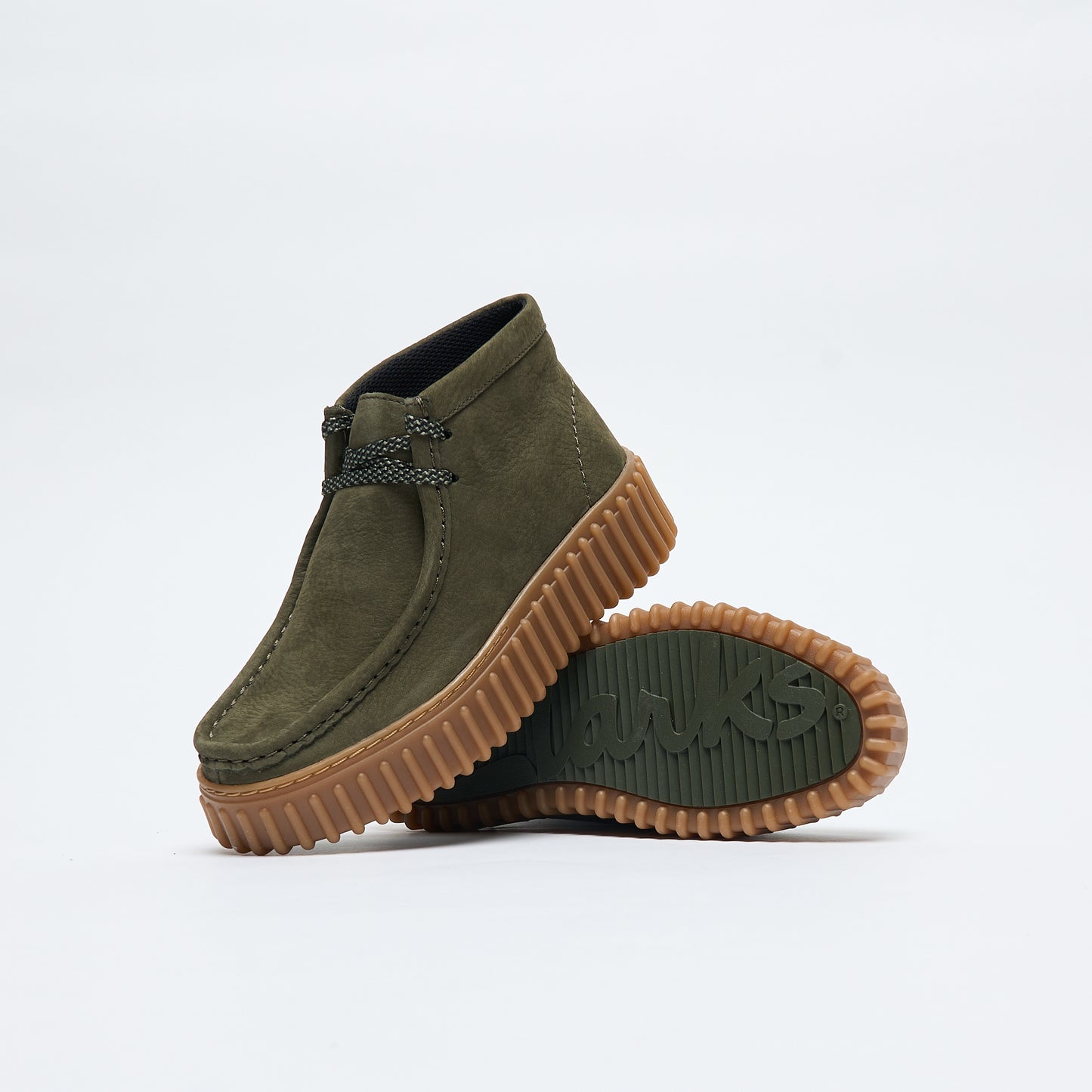 Clarks Signature - Women Torhill Moss (Dark Green Nub)