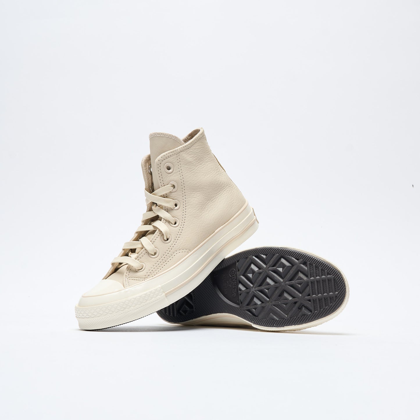 Converse - Chuck 70 Hi Leather (Light Dune/Egret)