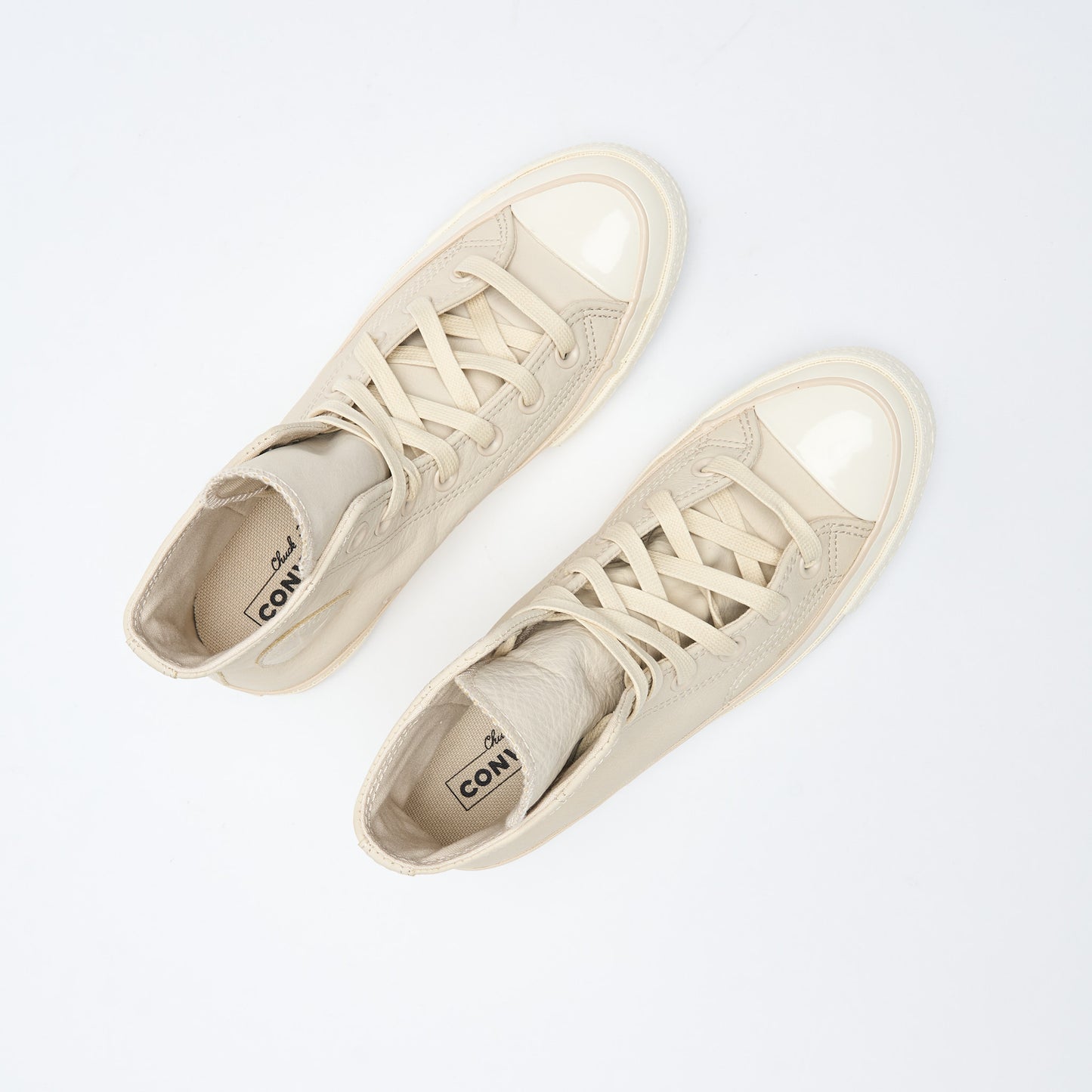 Converse - Chuck 70 Hi Leather (Light Dune/Egret)