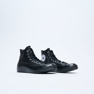 Converse - Chuck 70 HI Leather (Black/Black/White)