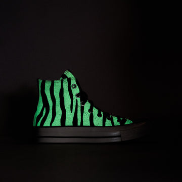 Converse - Chuck 70 Hi Zebra Print "Glow in the Dark"