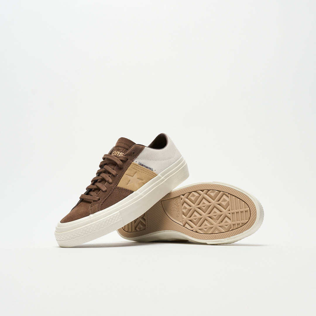Carhartt x Converse Cons - One Star Academy Pro OX (Dark Earth)