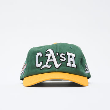 Cash Only - Ballpark Snapback Cap (Green/Gold)
