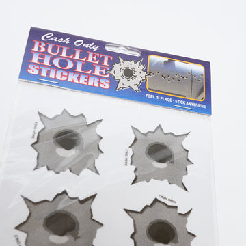Cash Only - Bullet Hole Stickers (Multi)