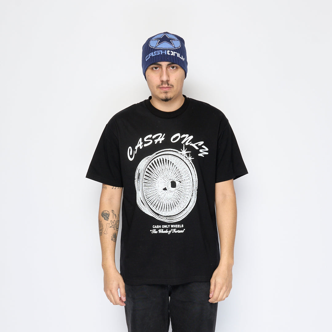 Cash Only - Wheels Tee (Black)