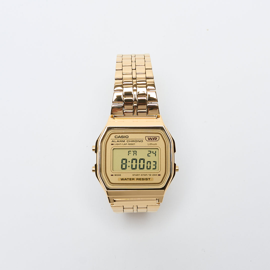 Vintage gold digital watch new arrivals