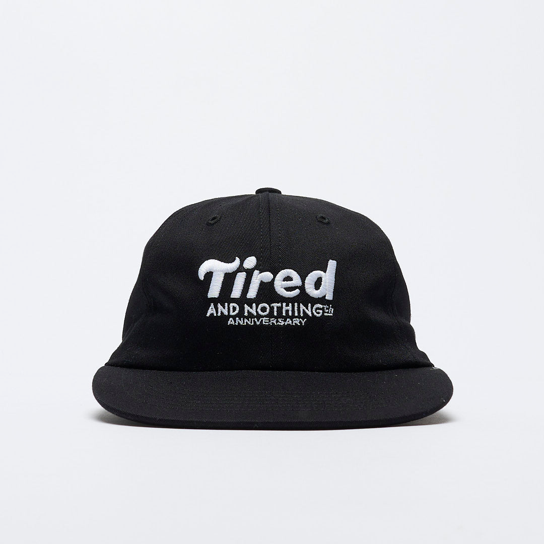 Casquette - Tired Skateboards - Nothing 6 Panel Cap (Black)