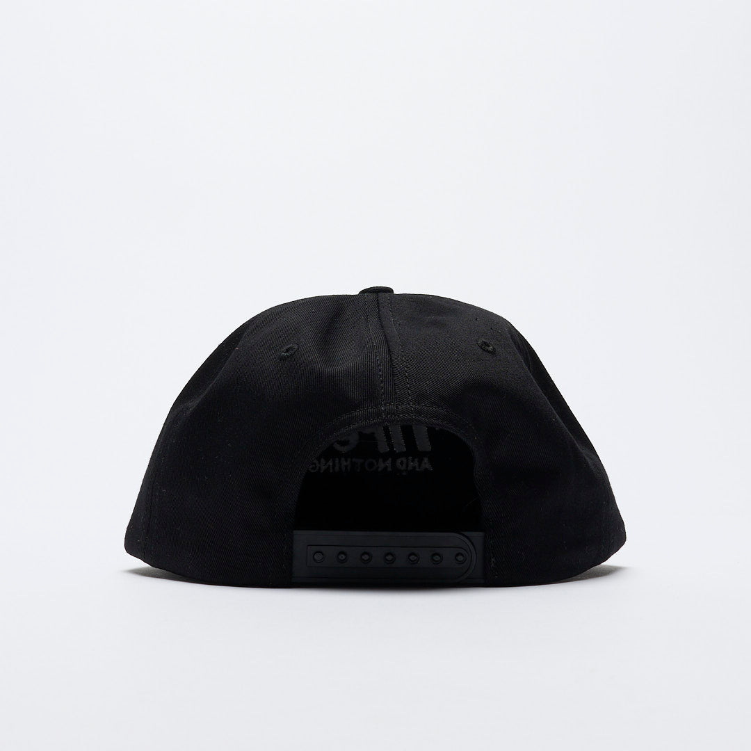 Casquette - Tired Skateboards - Nothing 6 Panel Cap (Black)