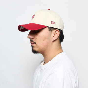 Casquette - New Era - Mini Washed Script 9Twenty New York Yankees (White/Red)