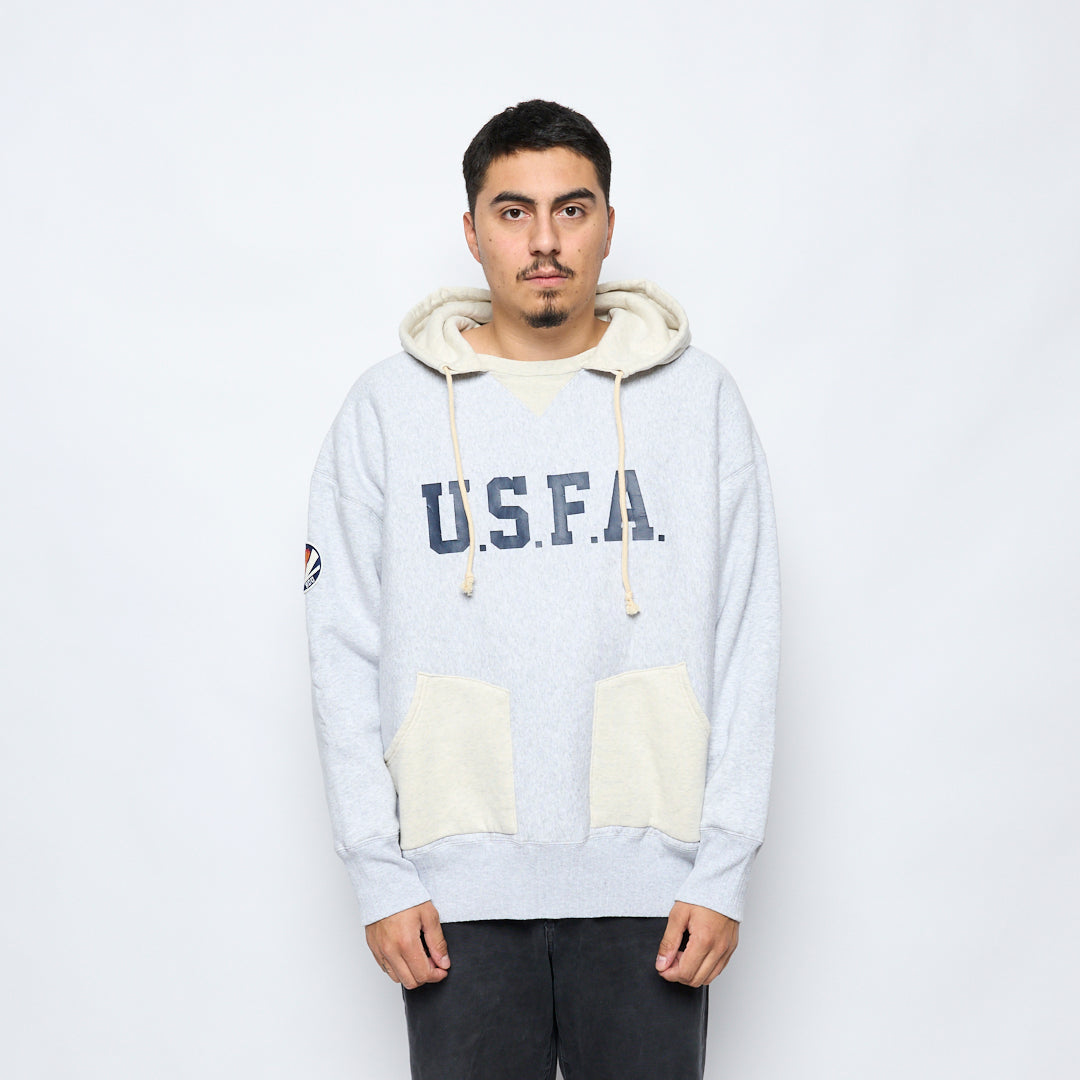 Champion - Military Hooded Sweatshirt (Light Grey)