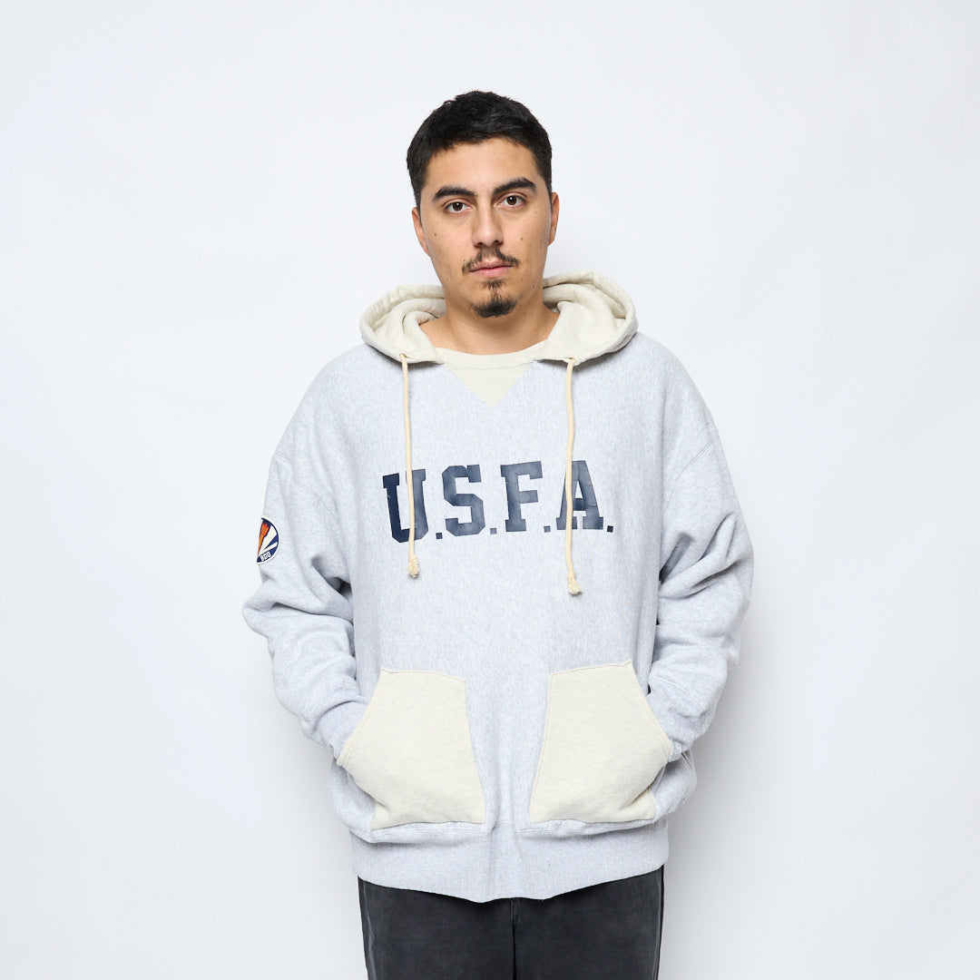 Champion - Military Hooded Sweatshirt (Light Grey)