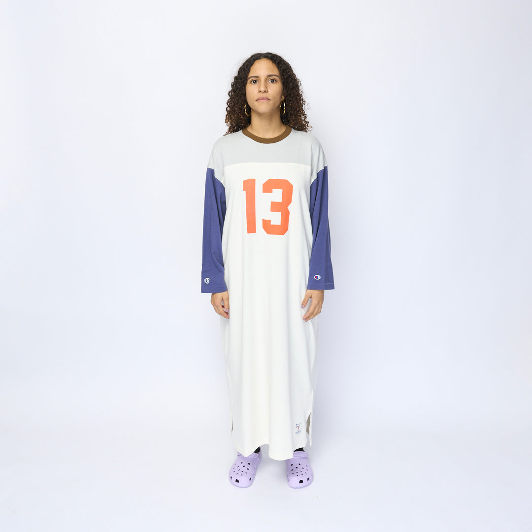 Champion x Beams Boy - Oversize Dress (Multi/White)