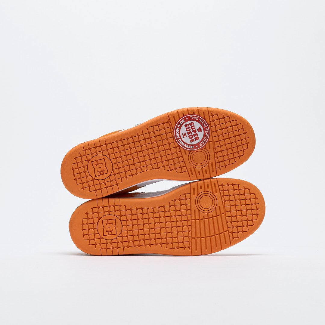 Chaussures de skate - DC Shoes - Manteca 4s (Orange/White)