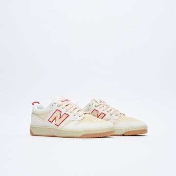 Chocolate Skateboards x NB Numeric - 480 (Sea Salt/Red)