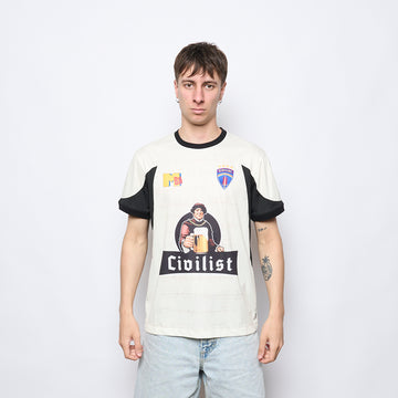 Civilist - Football Jersey (Beige/Black)