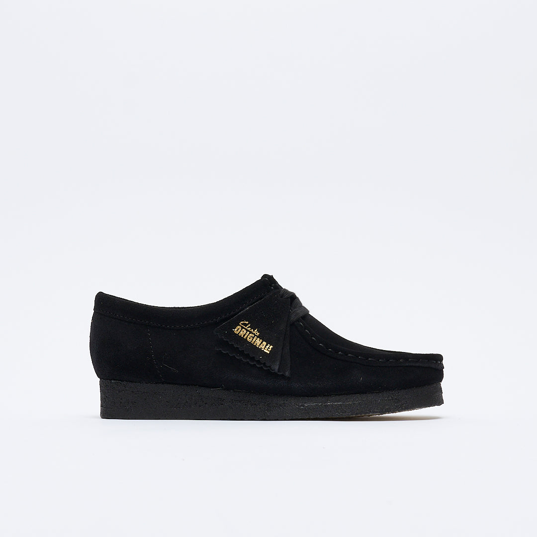 Clarks Originals - Women Wallabee (Black Suede)