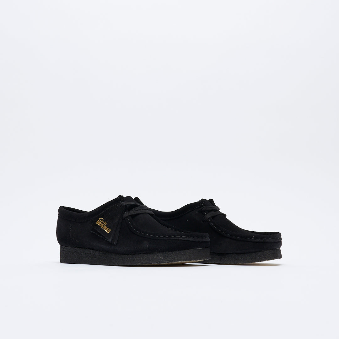 Clarks Originals - Women Wallabee (Black Suede)