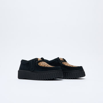 Clarks - Torhill Bee (Black/Leopard Pint)