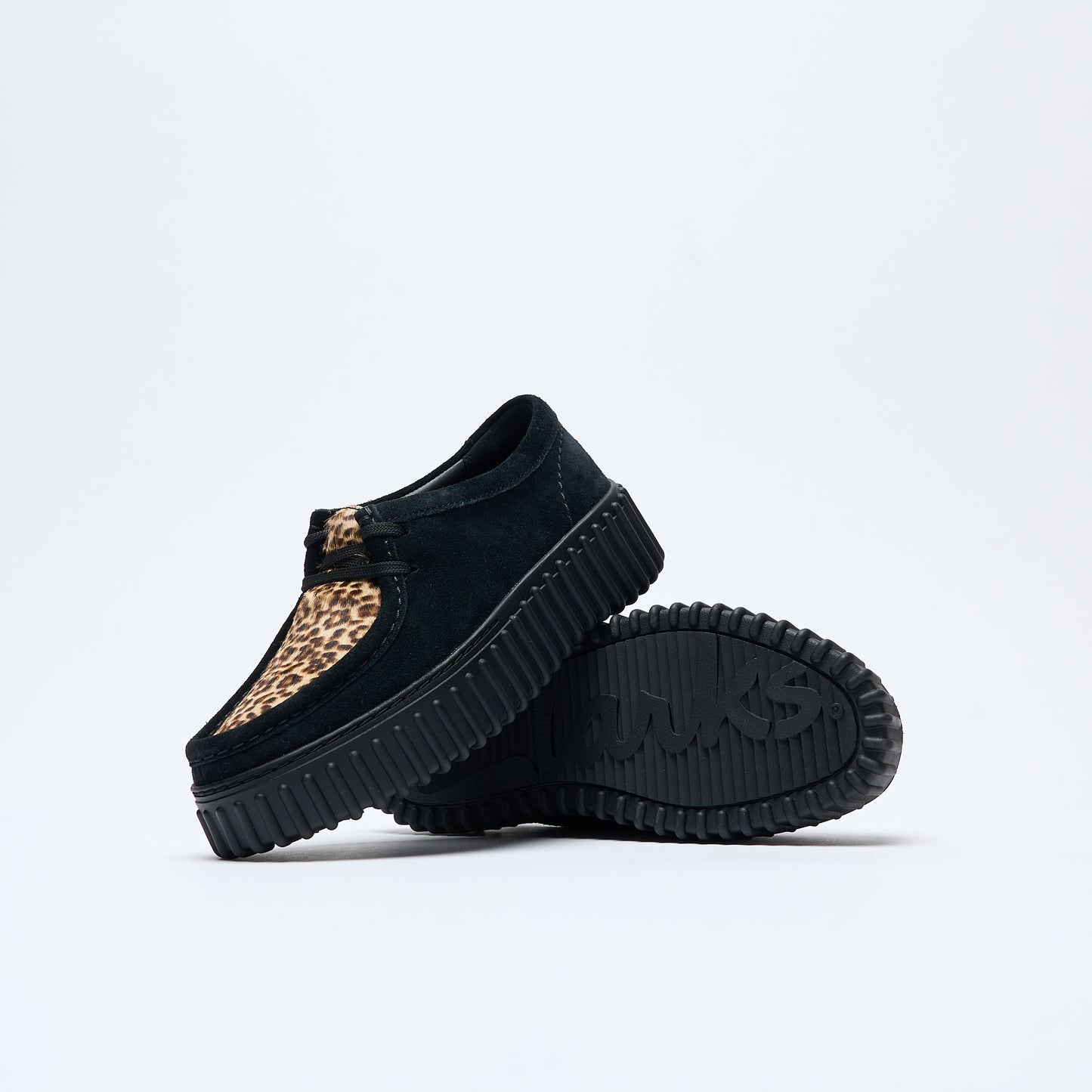 Clarks - Torhill Bee (Black/Leopard Pint)