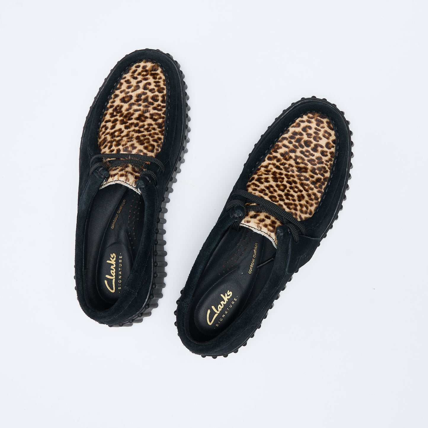 Clarks - Torhill Bee (Black/Leopard Pint)