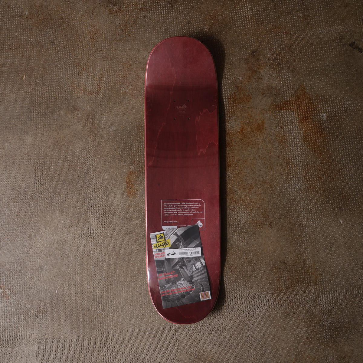 Cliché Skateboards Jeremie Daclin Caméra Deck 8.5