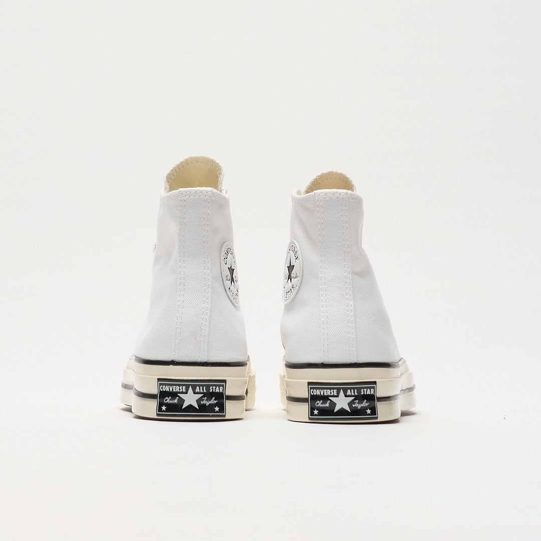 Converse - Chuck 70 Hi Canvas (White / Black Egret)