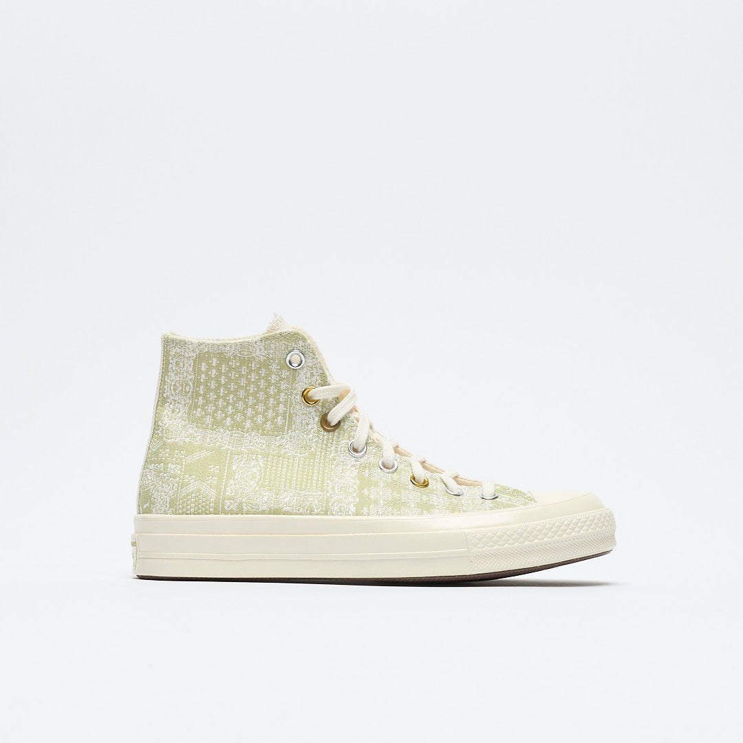 Converse Chuck 70 Hi (Egret/Vitality Green)1