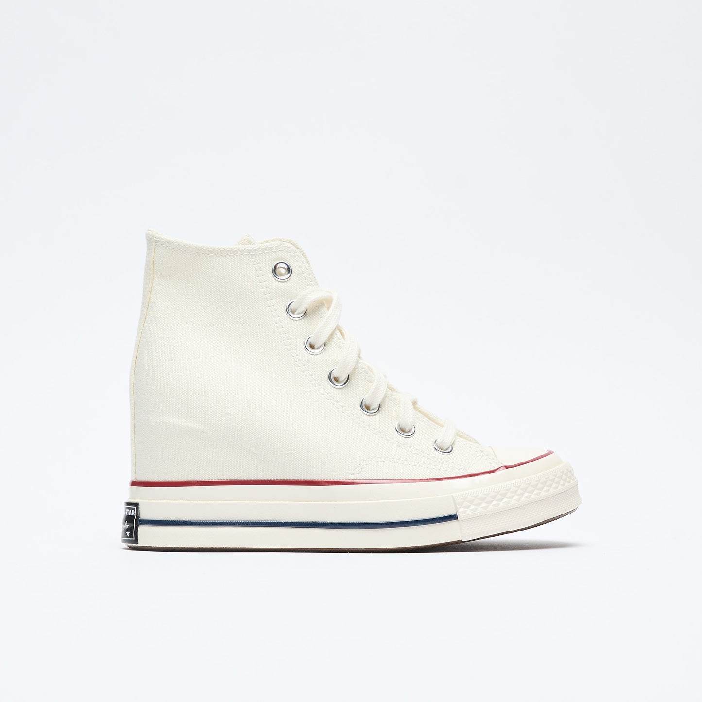 Converse - Chuck 70 Hi Wedge (Egret/Black/Red)