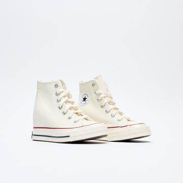Converse - Chuck 70 Hi Wedge (Egret/Black/Red)