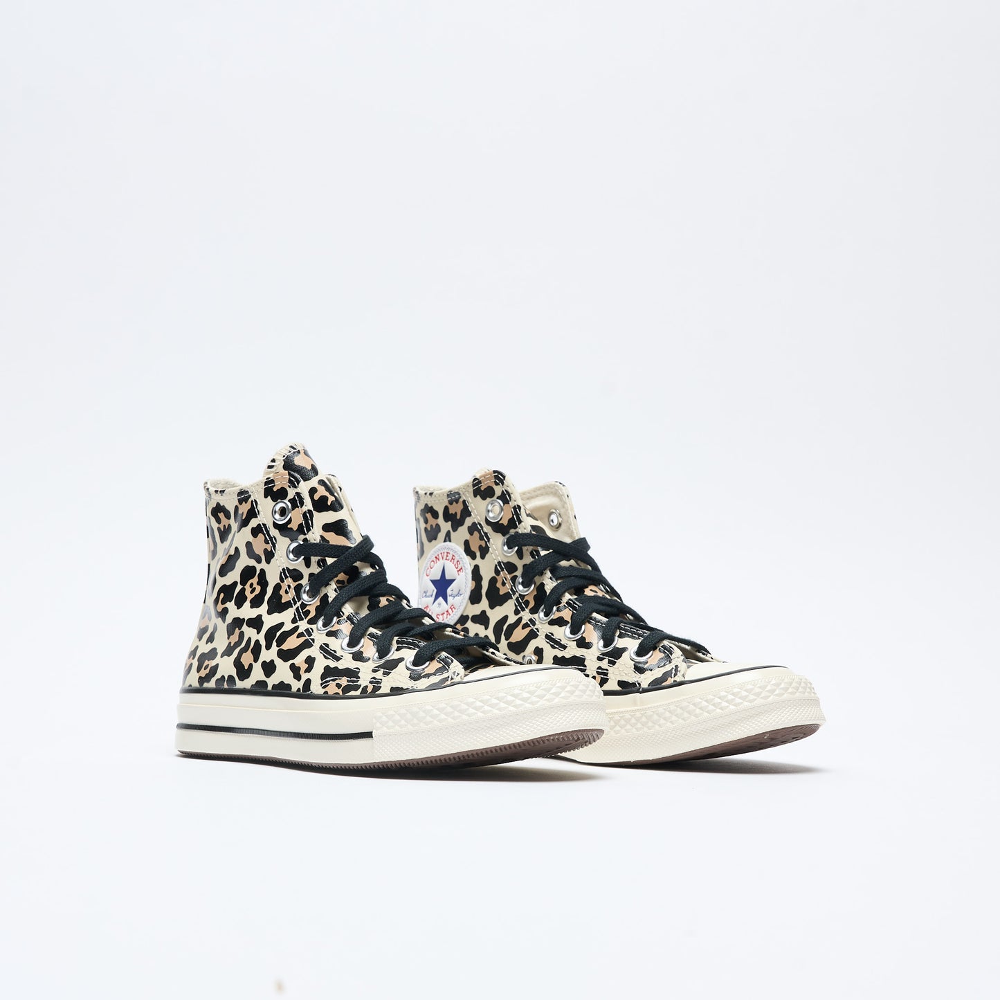 Converse - Chuck 70 Hi Glow In the Dark "Leopard Print" (Egret/Light Flawn/Black)