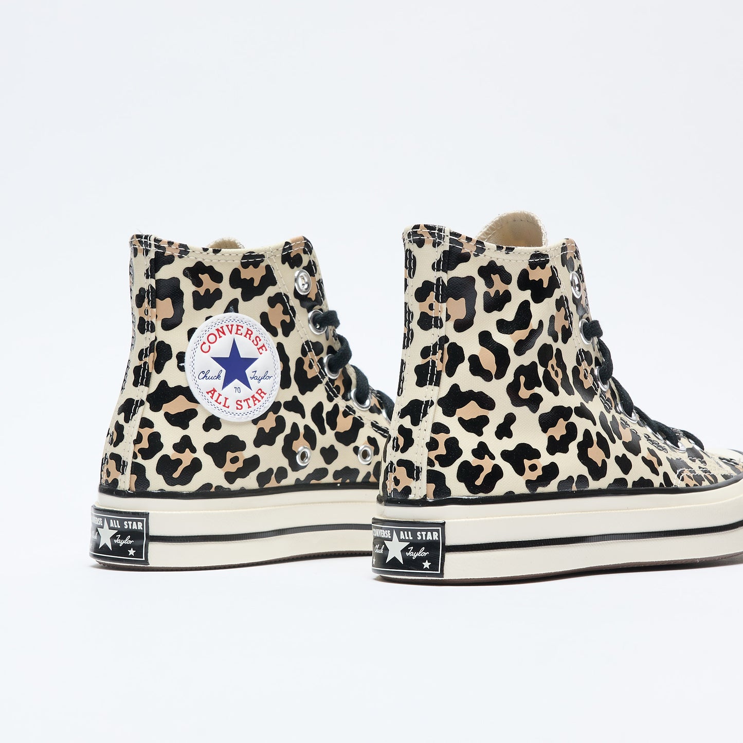 Converse - Chuck 70 Hi Glow In the Dark "Leopard Print" (Egret/Light Flawn/Black)