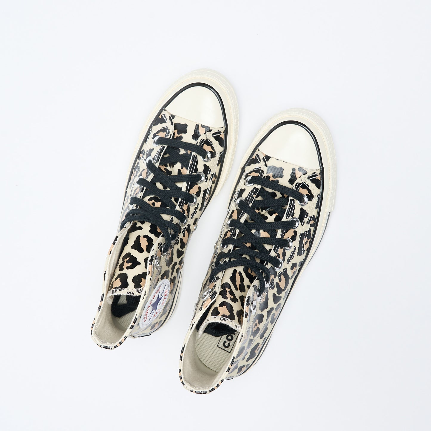 Converse - Chuck 70 Hi Glow In the Dark "Leopard Print" (Egret/Light Flawn/Black)