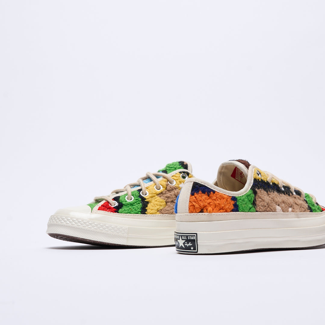 Converse - Chuck 70 OX "Crochet pack" (Egret/Black/Multi)