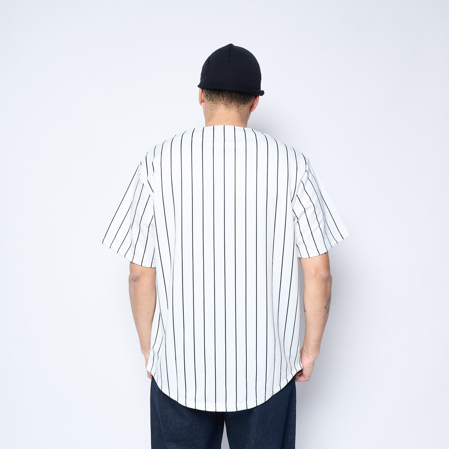 DC Shoes - Men Slugger Shirt (White/Pinstripe)