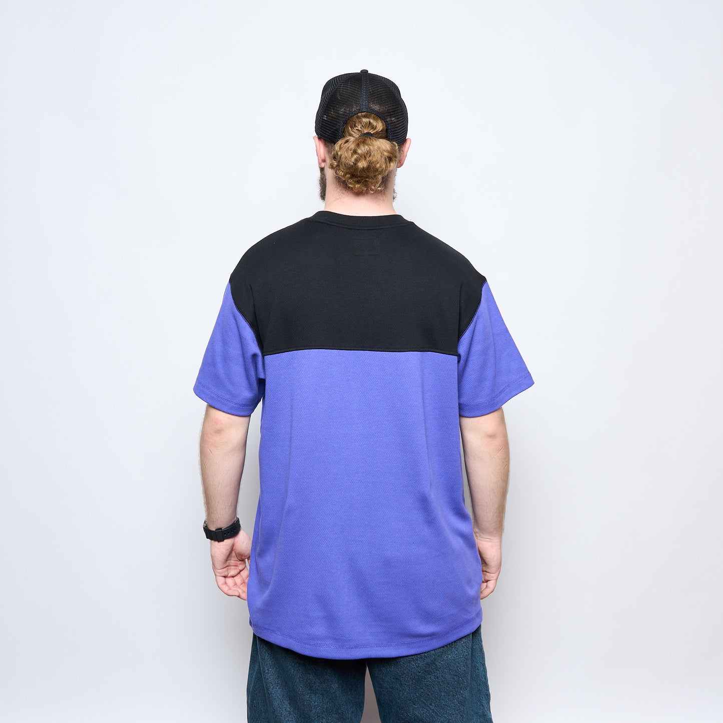 DC Shoes - Stripe Stone SS Tee (Purple/Black)