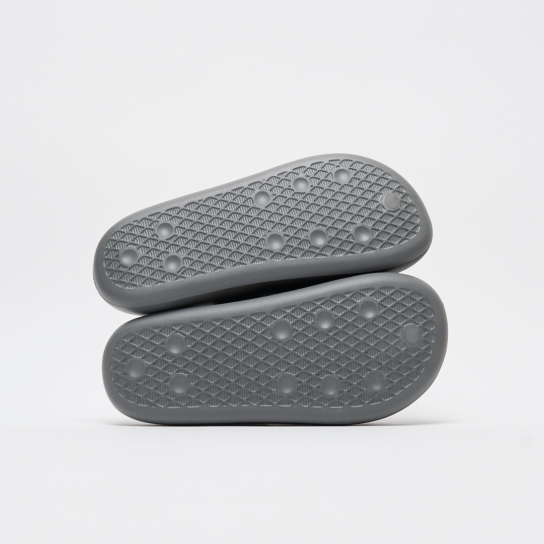 DIME x ADIDAS Skateboarding - Adilette Slides Ayoon (Black/Vista Gray)
