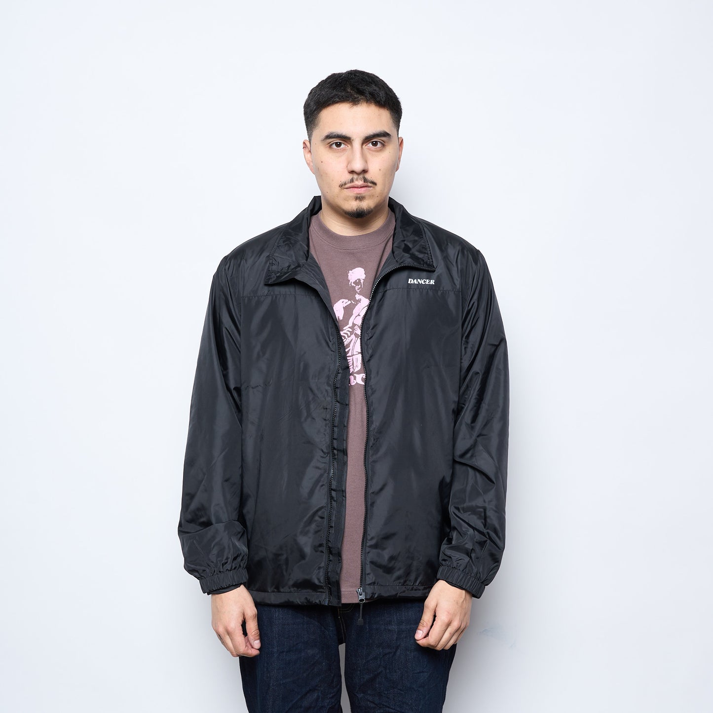 Dancer - D12 Leaf Nylon Jacket (Black)