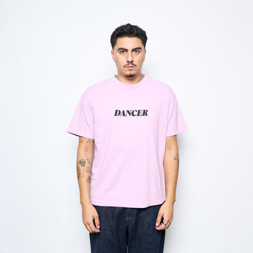 Dancer - Italic Logo Tee (Pink)